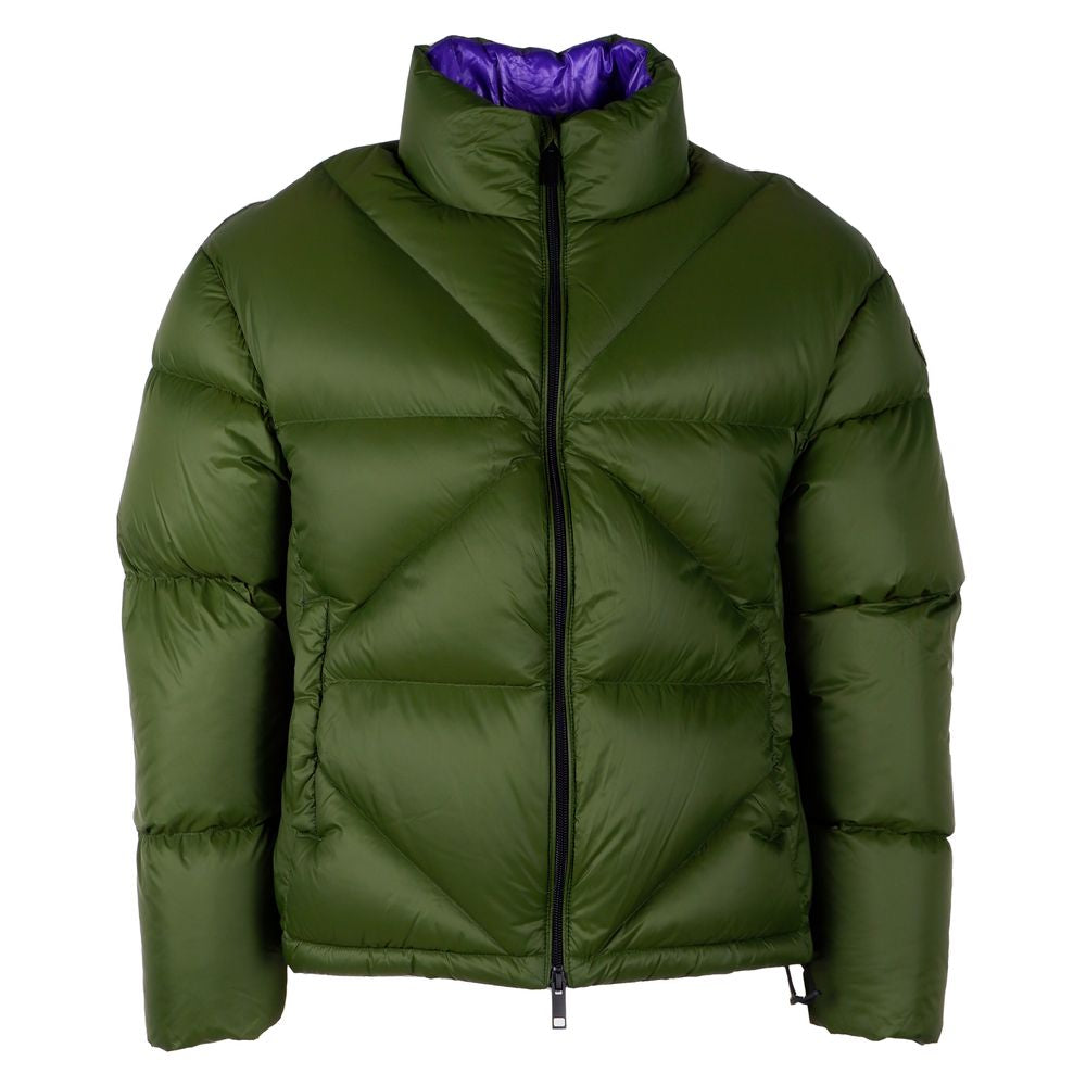 Μπουφάν Centogrammi Chic Green Nylon Puffer