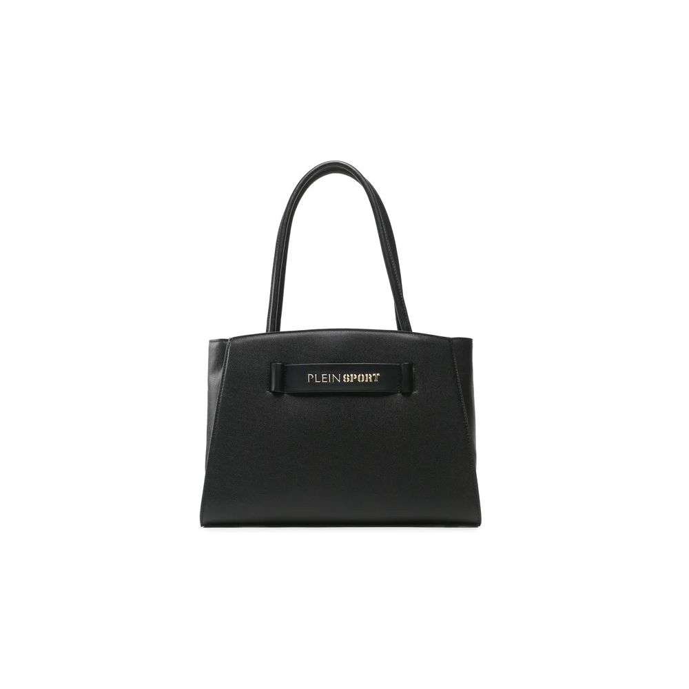 <tc>Plein Sport</tc> Chic Ebony Tote με ασημί λογότυπο