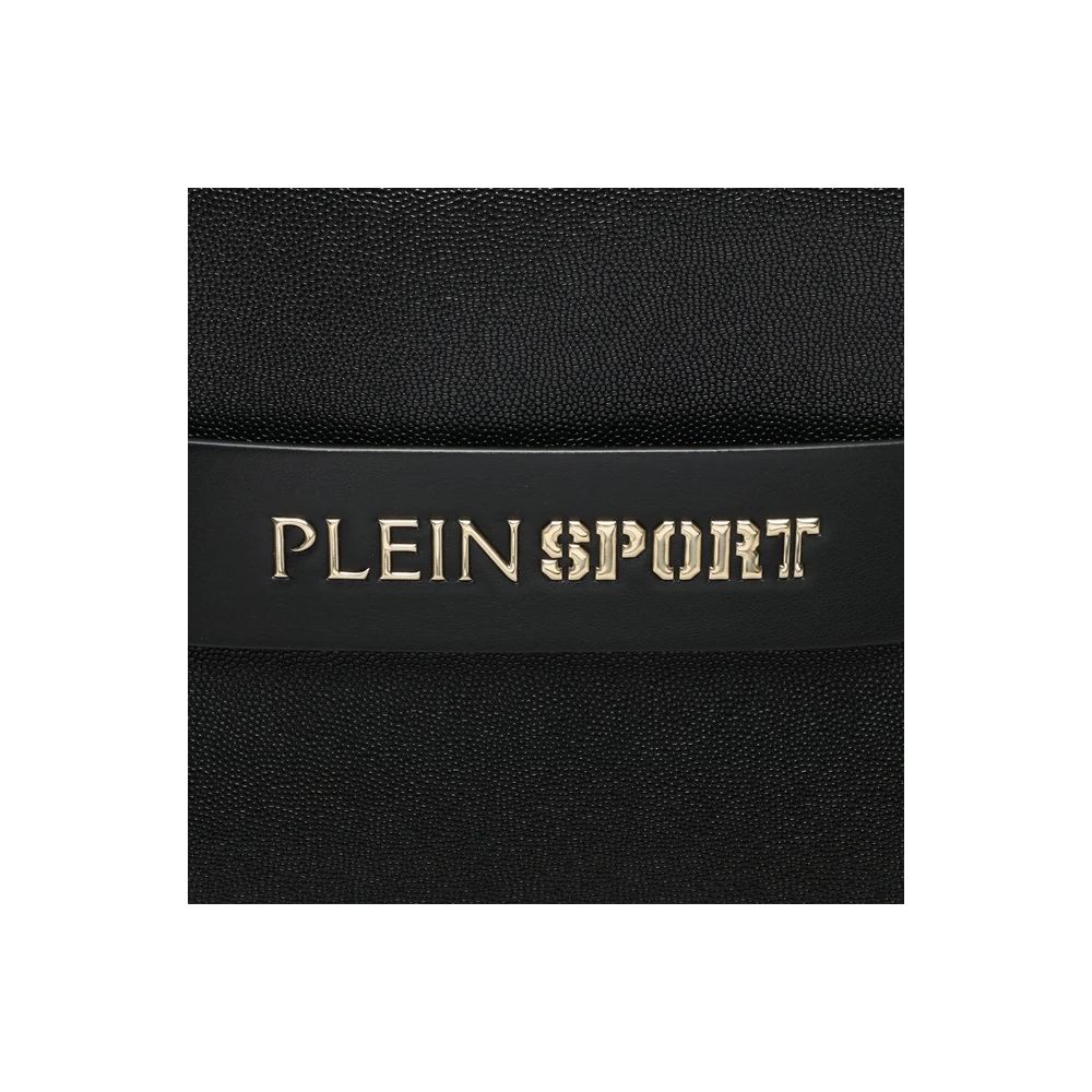 <tc>Plein Sport</tc> Chic Ebony Tote με ασημί λογότυπο