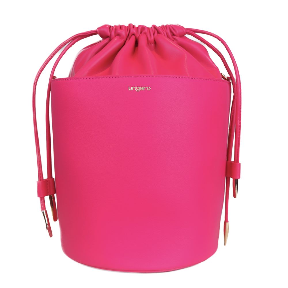 Δερμάτινη τσάντα Bucket Ungaro Fuchsia Elegance