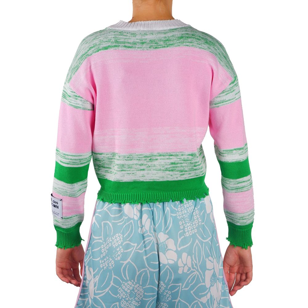 Πουλόβερ Comme Des Fuckdown Pink Viscose Blend Crewnneck Statement