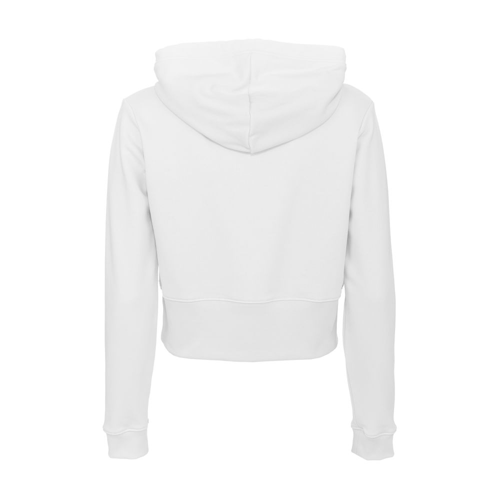 <tc>Imperfect</tc> Εκθαμβωτικό λογότυπο Rhinestone White Hoodie