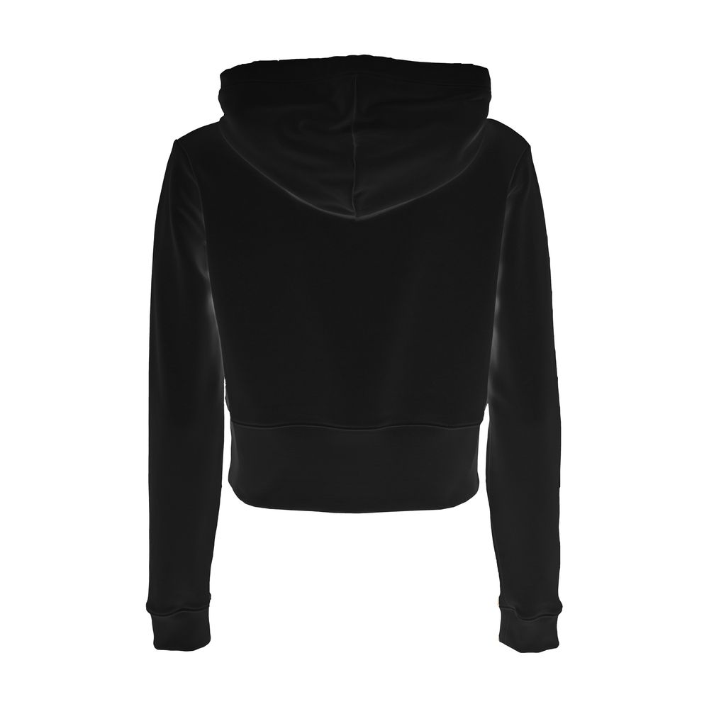 Imperfect Black Cotton Womens Hoodie