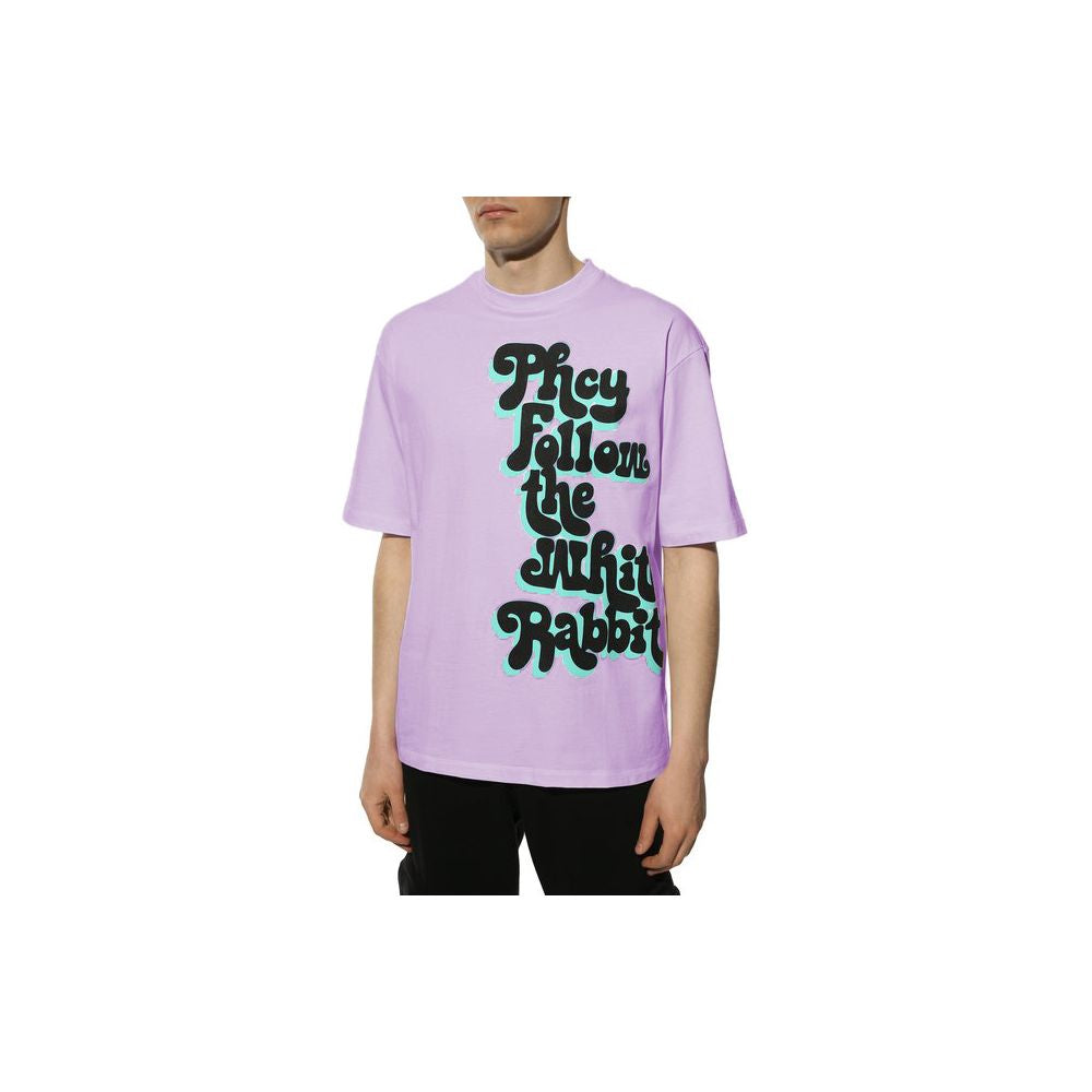 Pharmacy Industry Graphic Crewneck Purple Tee για άνδρες