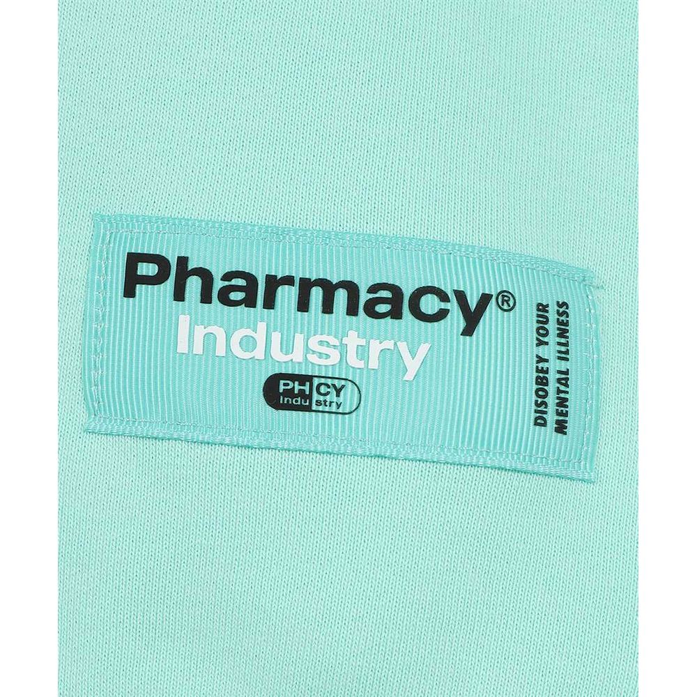 Pharmacy Industry Chic Urban Hooded Πράσινο πουλόβερ με κλείσιμο με φερμουάρ