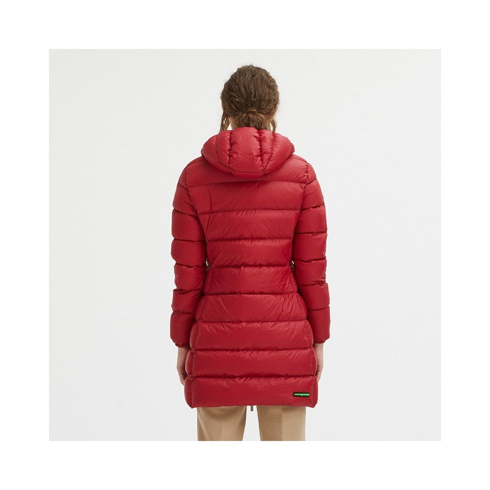 Centogrammi Reversible Goose Down Long Jacket in Pink