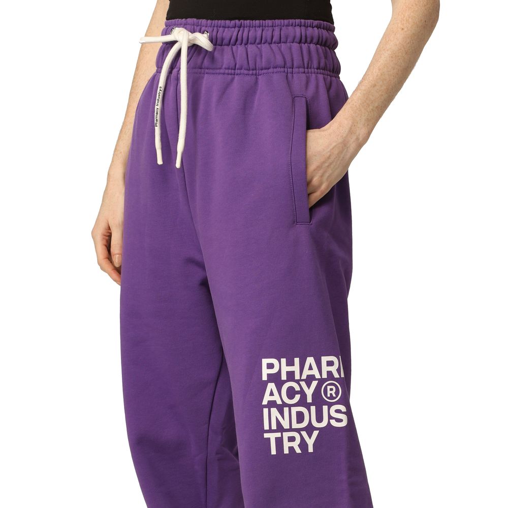 Pharmacy Industry Chic Purple Logo Tracksuit Trousers