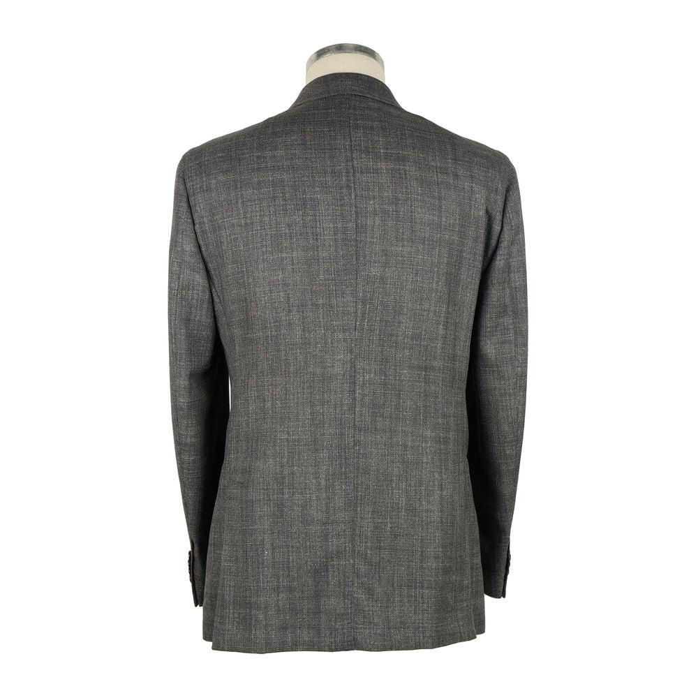 Emilio Romanelli Elegant Summer Wool-Linen Men's Jacket