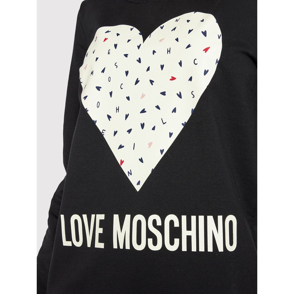 Κομψό μπλε βαμβακερό φόρεμα Love Moschino