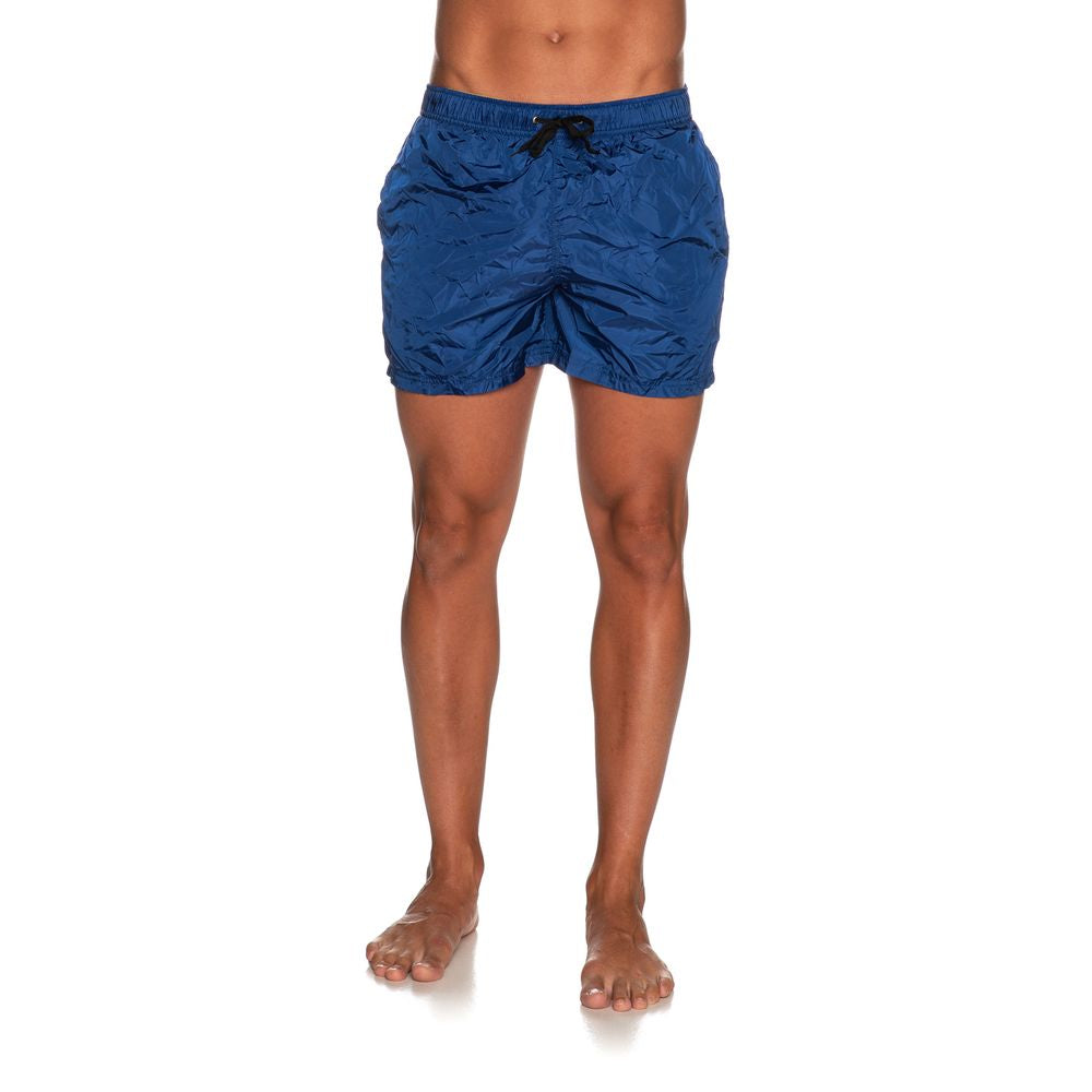 Refrigiwear Blue Beach Escape Swim Shorts