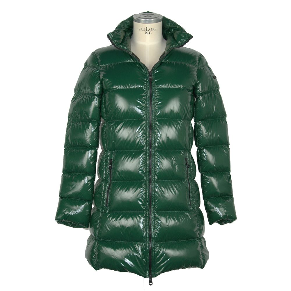 Refrigiwear Elegant Shine Long Down Jacket - Stay Warm &amp; Chic