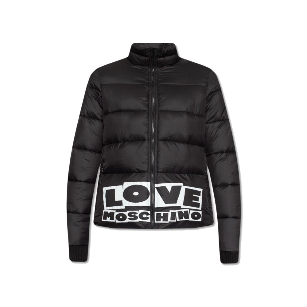 <tc>Love Moschino</tc> Κομψό νάιλον τζάκετ με έντονο λογότυπο