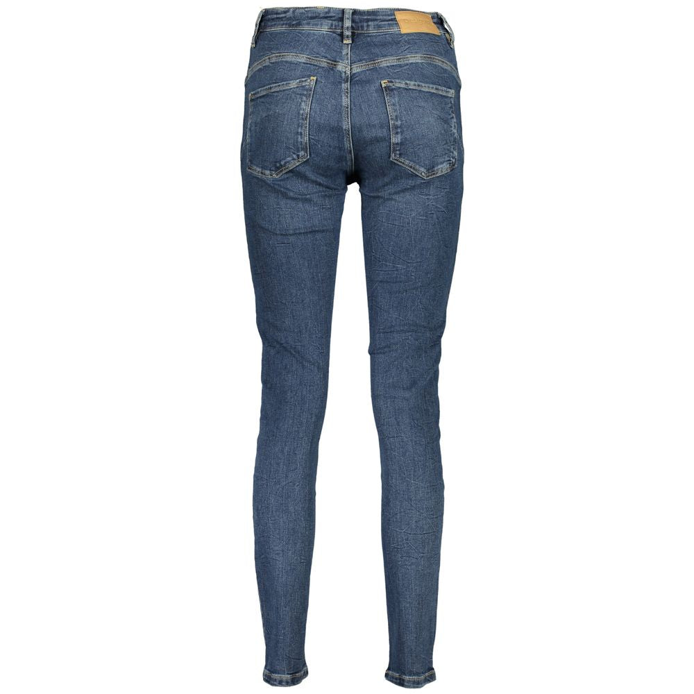 Desigual Blue Cotton Jeans &amp; Pant