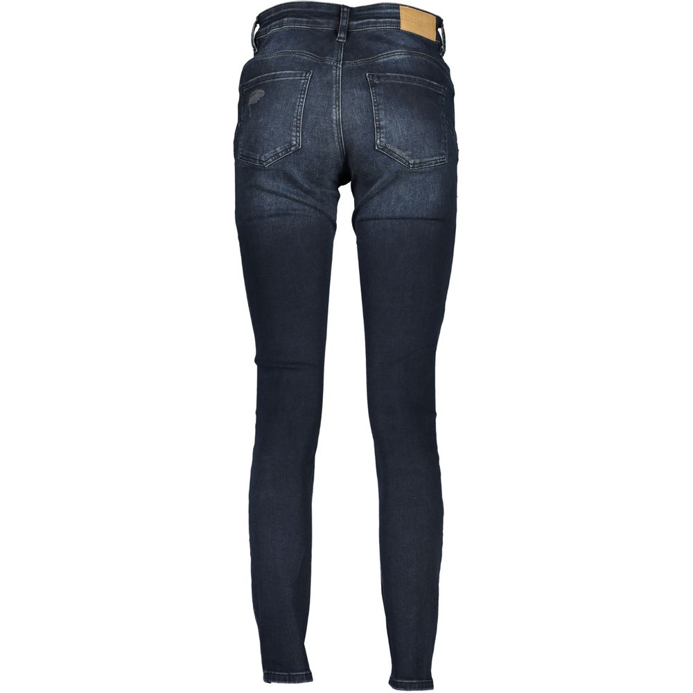 Desigual Blue Cotton Jeans &amp; Pant