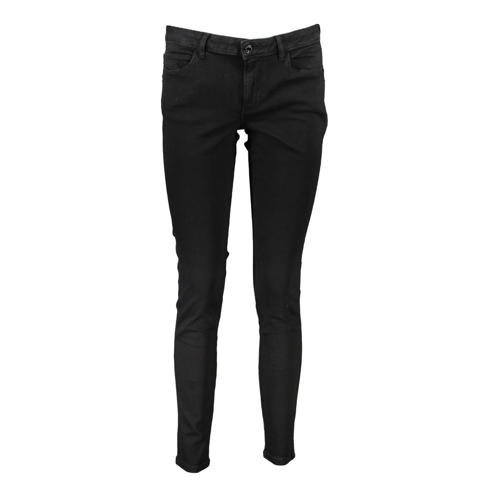 Guess Jeans Black Cotton Jeans &amp; Pant