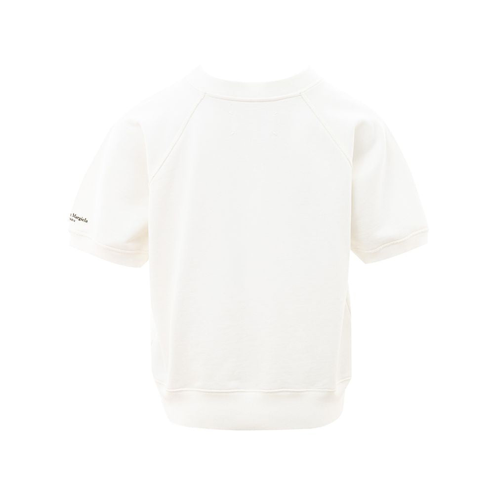 Maison Margiela Chic White Cotton Top για τους λάτρεις του στυλ