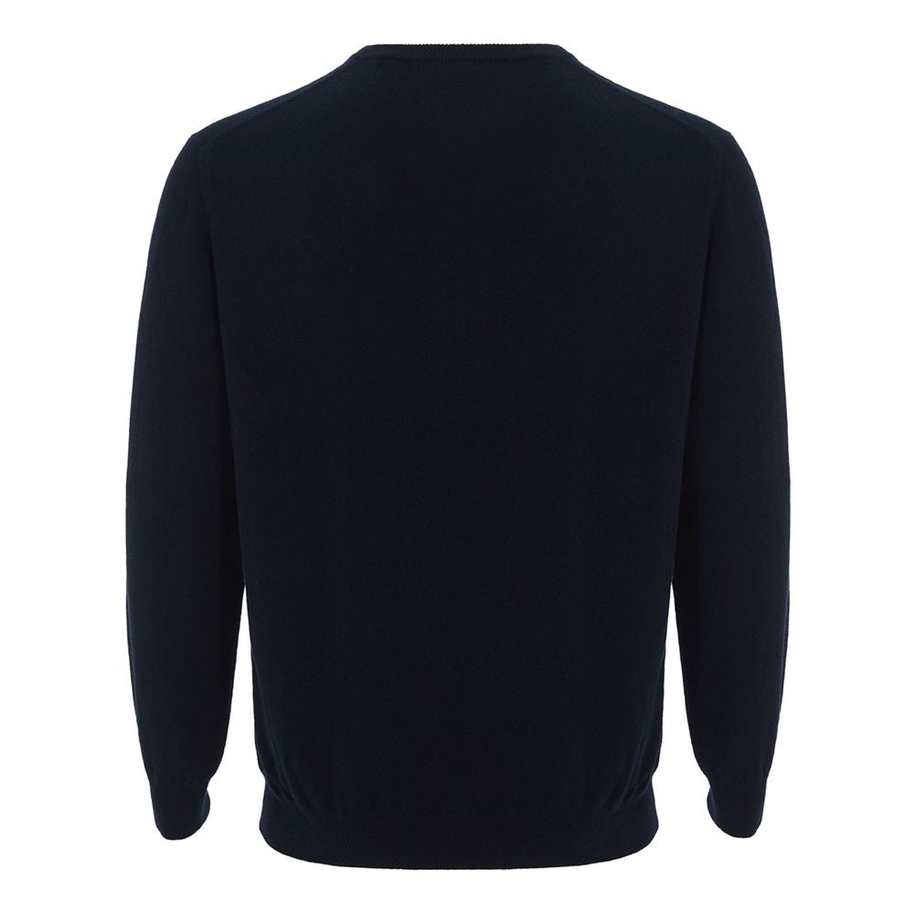 Κομψό ανδρικό πουλόβερ Colombo Cashmere Blue