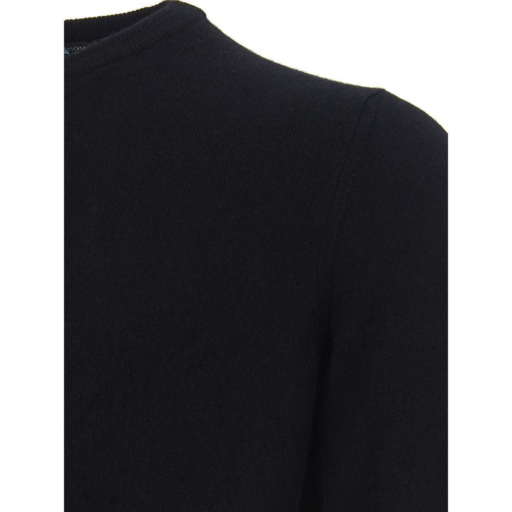 Πουλόβερ Colombo Cashmere Black Elegance