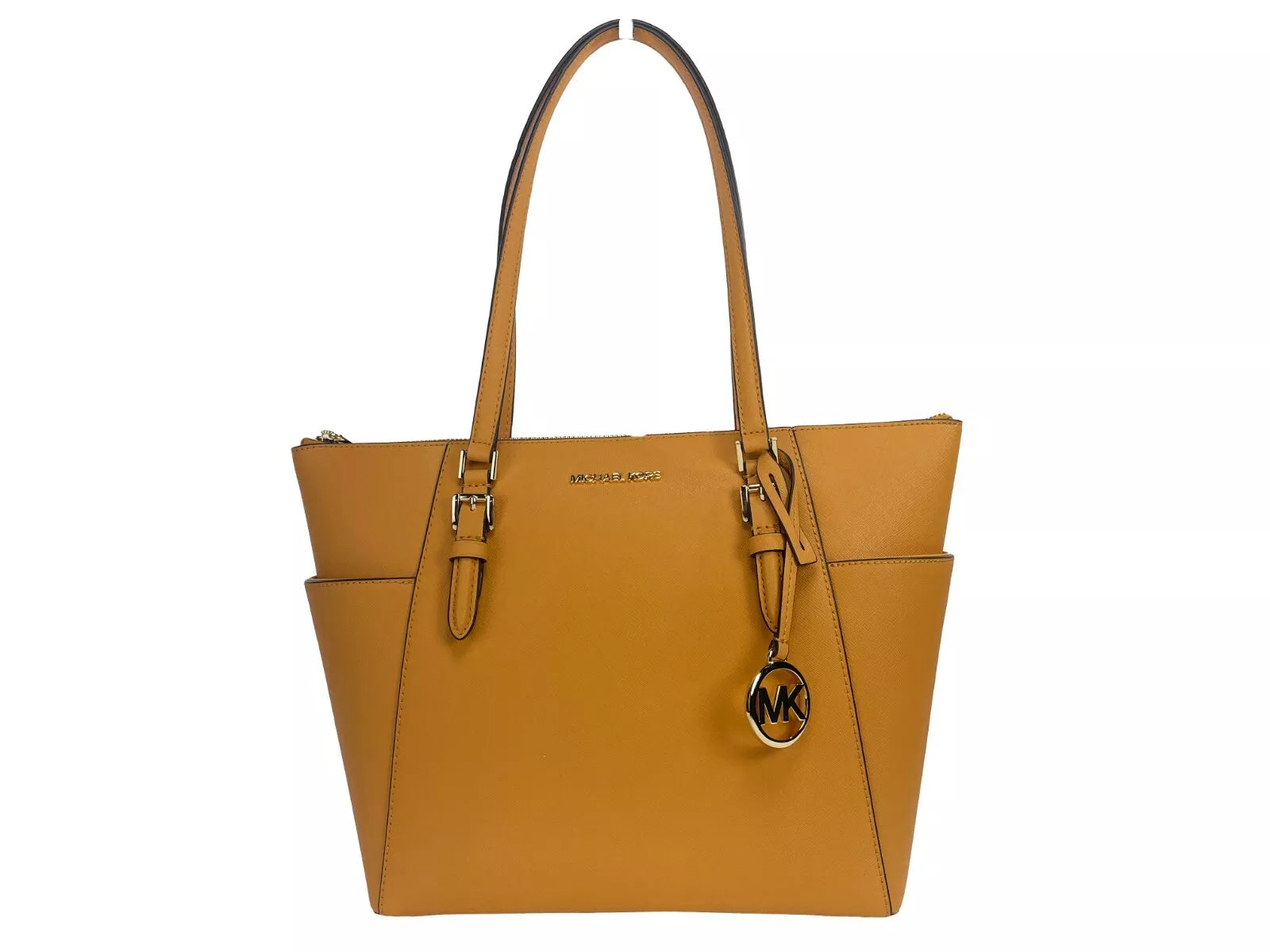 Τσάντα τσάντας Michael Kors Charlotte Cider Large Leather Top Zip Tote Bag