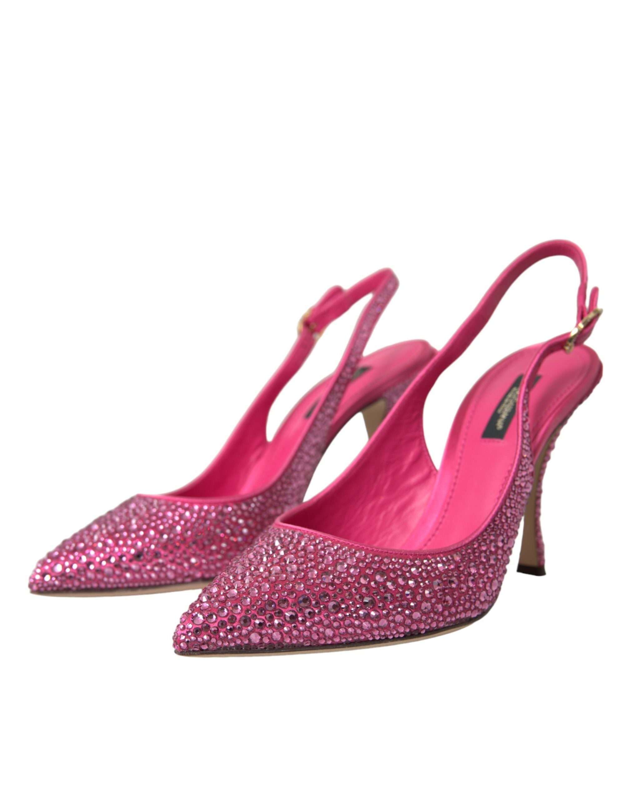 Παπούτσια Dolce &amp; Gabbana Pink Slingbacks Crystal Pumps