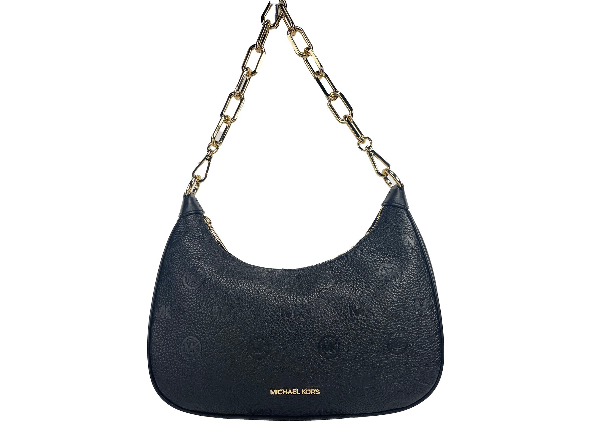 Τσάντα χιαστί ώμου Michael Kors Cora Large Black Pouchette Chain Chain Shoulder