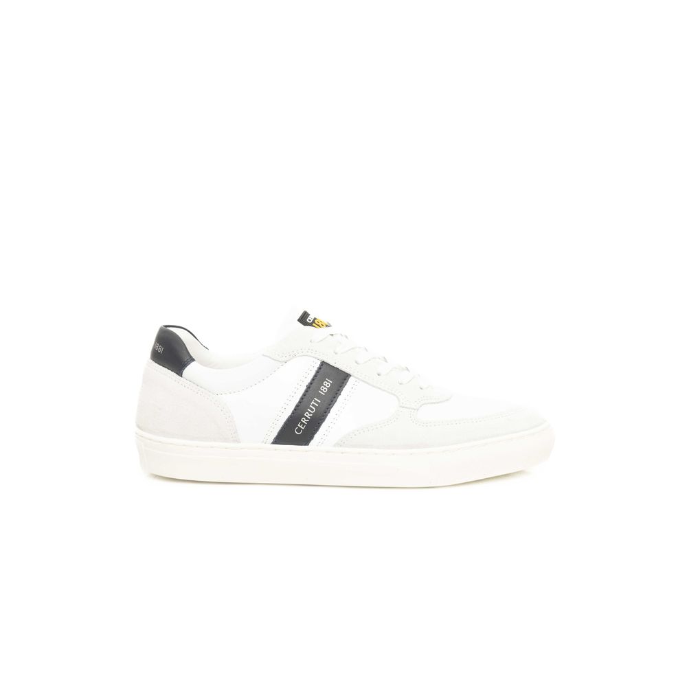 Cerruti 1881 White COW Δερμάτινο Sneaker