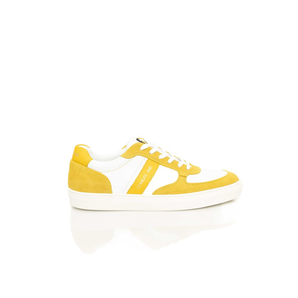 Cerruti 1881 Yellow COW Δερμάτινο Sneaker