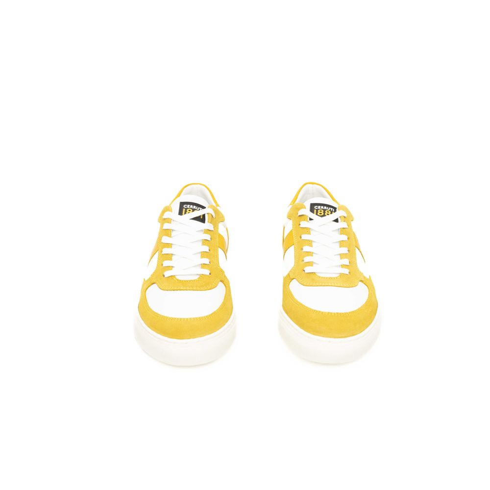 Cerruti 1881 Yellow COW Δερμάτινο Sneaker