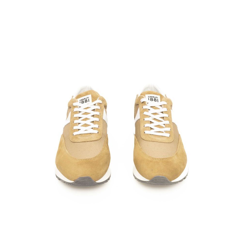 Cerruti 1881 Beige CALF Δερμάτινο Sneaker