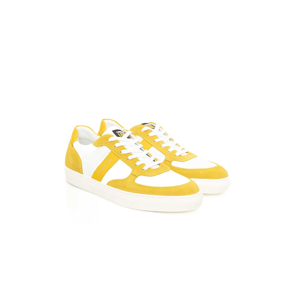 Cerruti 1881 Yellow COW Δερμάτινο Sneaker