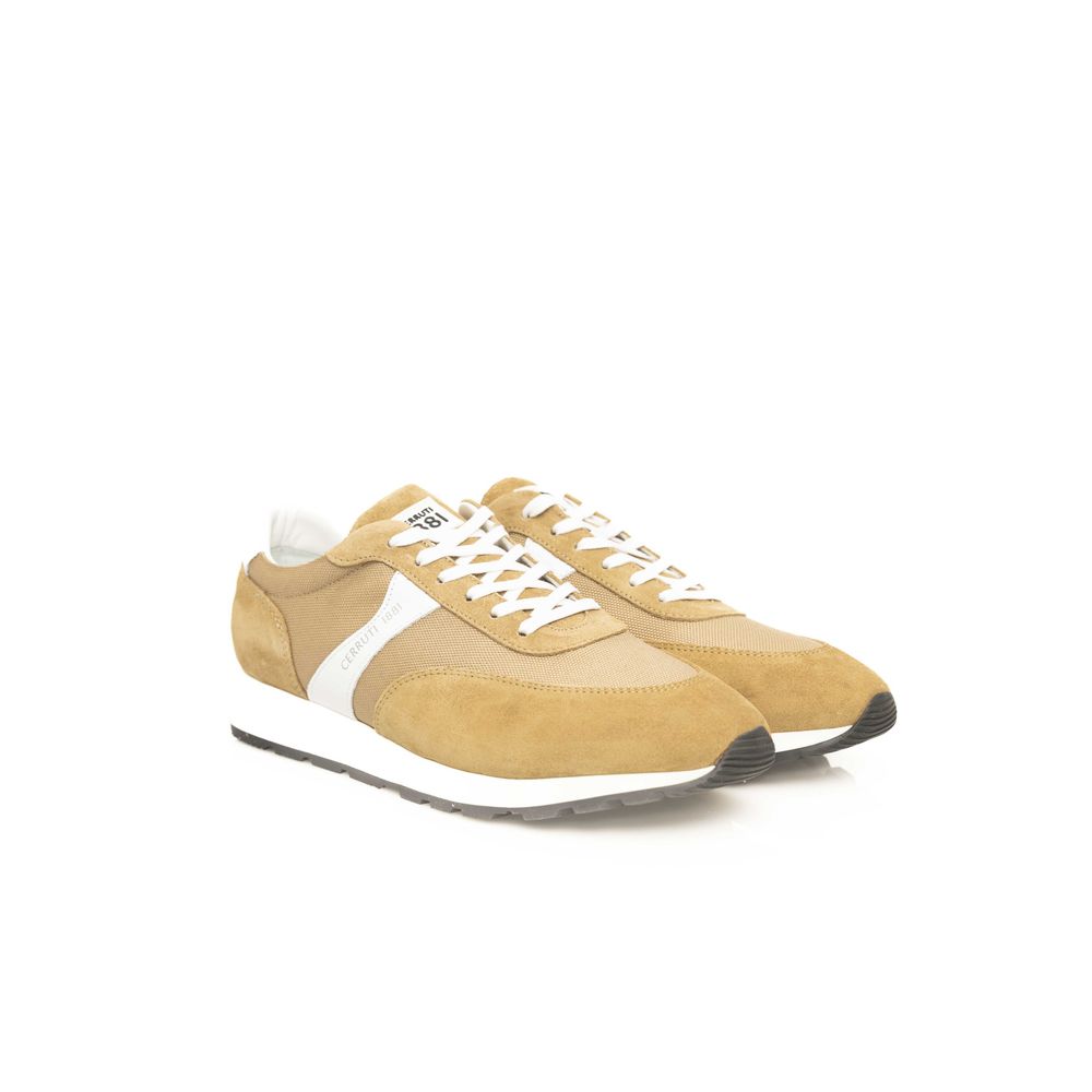 Cerruti 1881 Beige CALF Δερμάτινο Sneaker