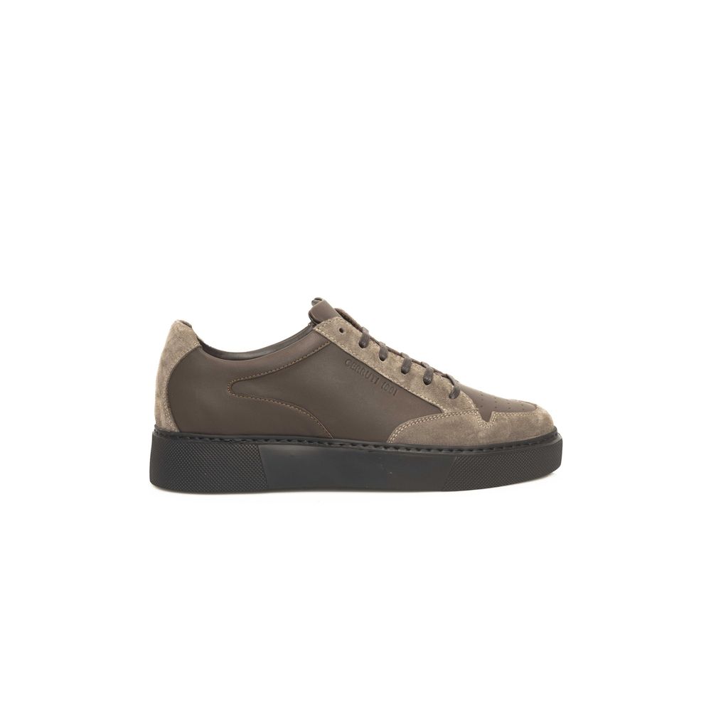 Cerruti 1881 Beige Δερμάτινο Sneaker COW