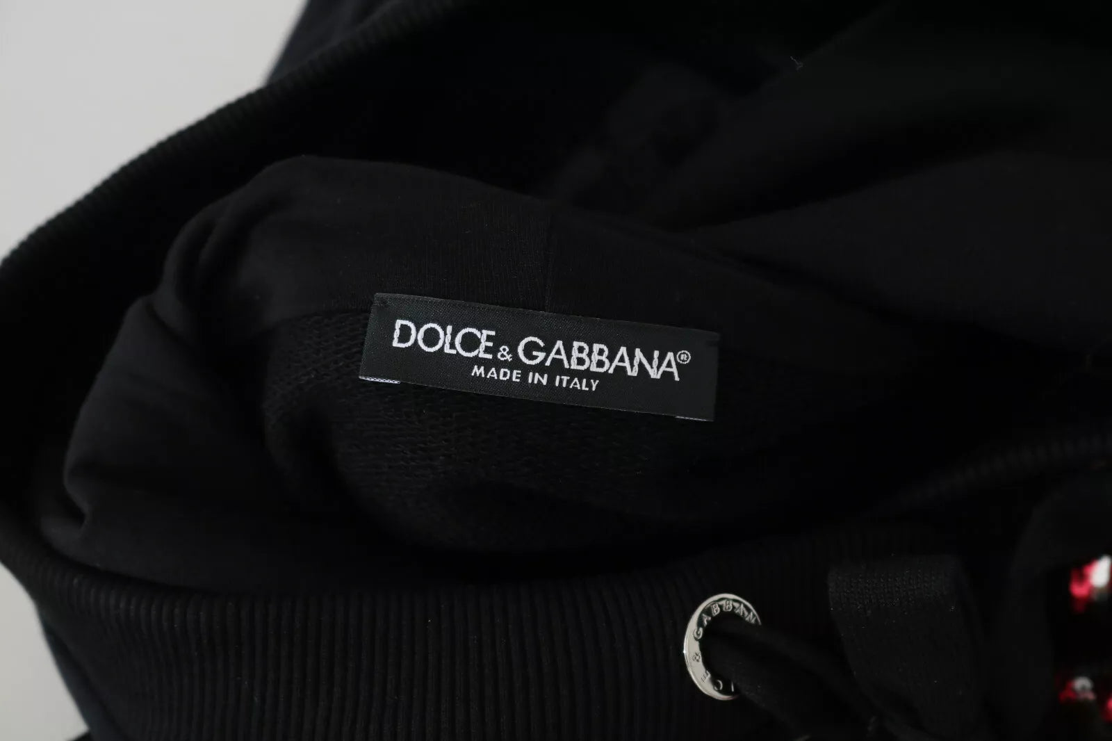 Πουλόβερ Dolce &amp; Gabbana DG με παγιέτες πουλόβερ με κουκούλα