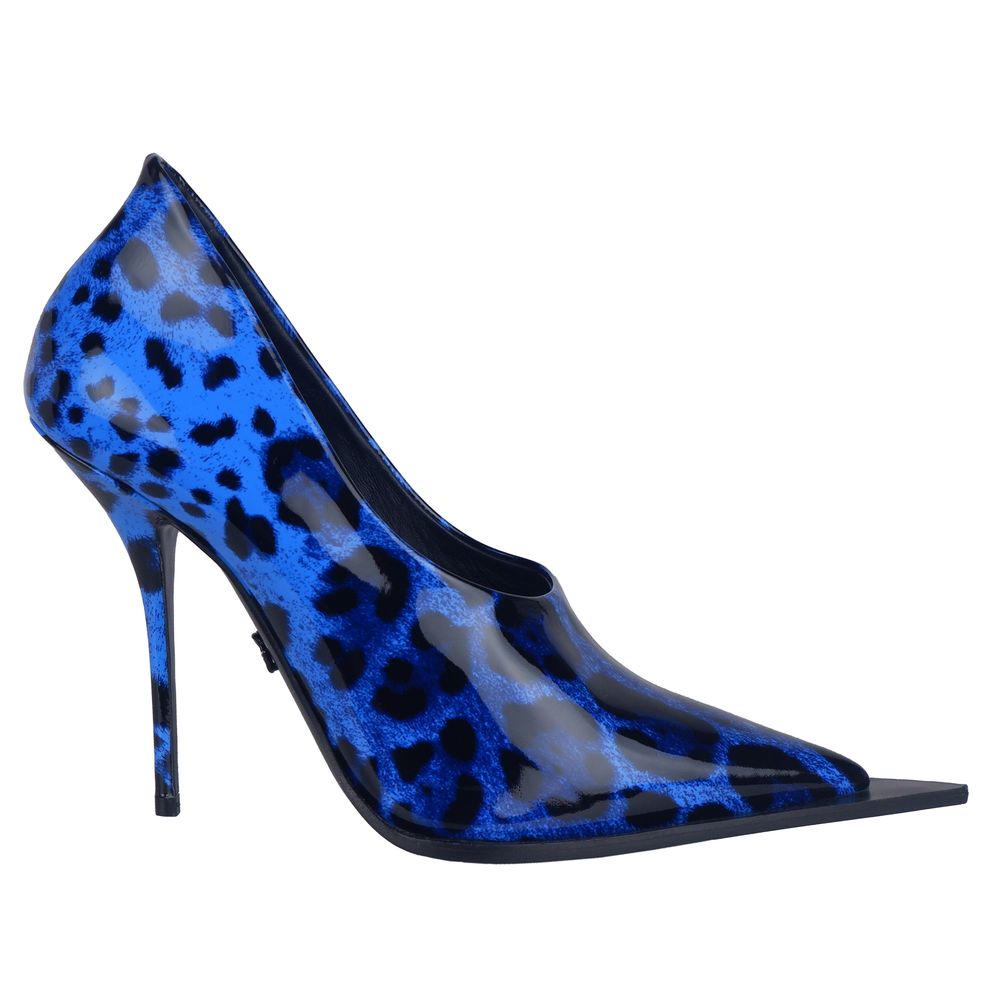 Αντλία Dolce &amp; Gabbana Blue Leather Di Calfskin Pump