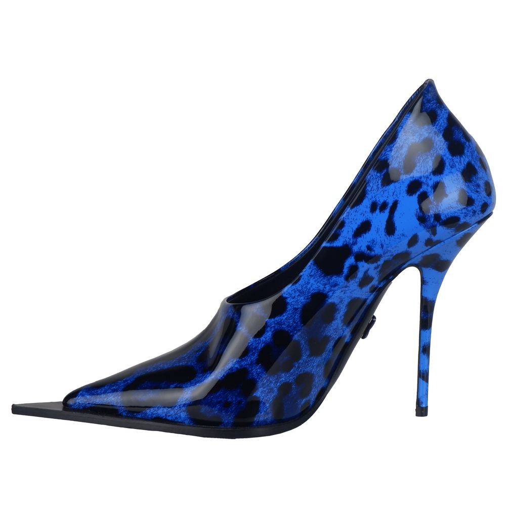 Αντλία Dolce &amp; Gabbana Blue Leather Di Calfskin Pump