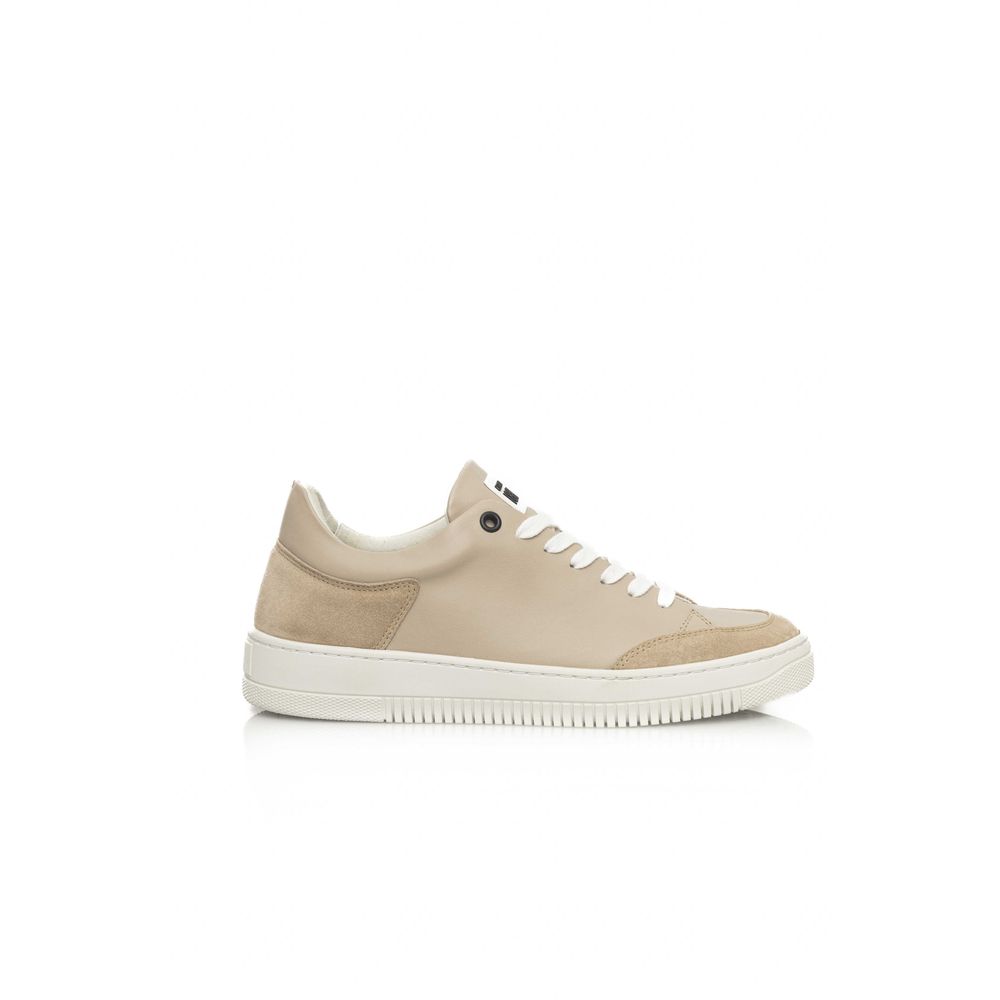 Cerruti 1881 Beige Δερμάτινο Sneaker COW