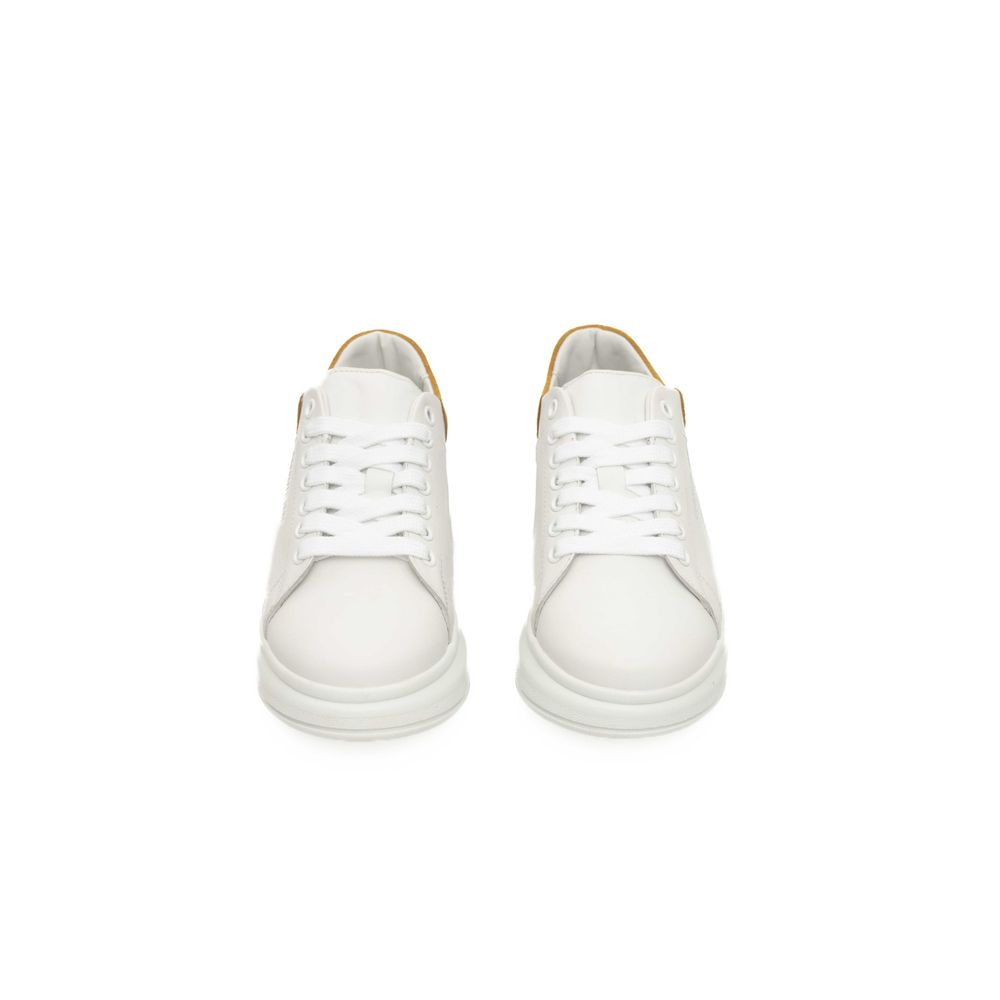 Cerruti 1881 White COW Δερμάτινο Sneaker