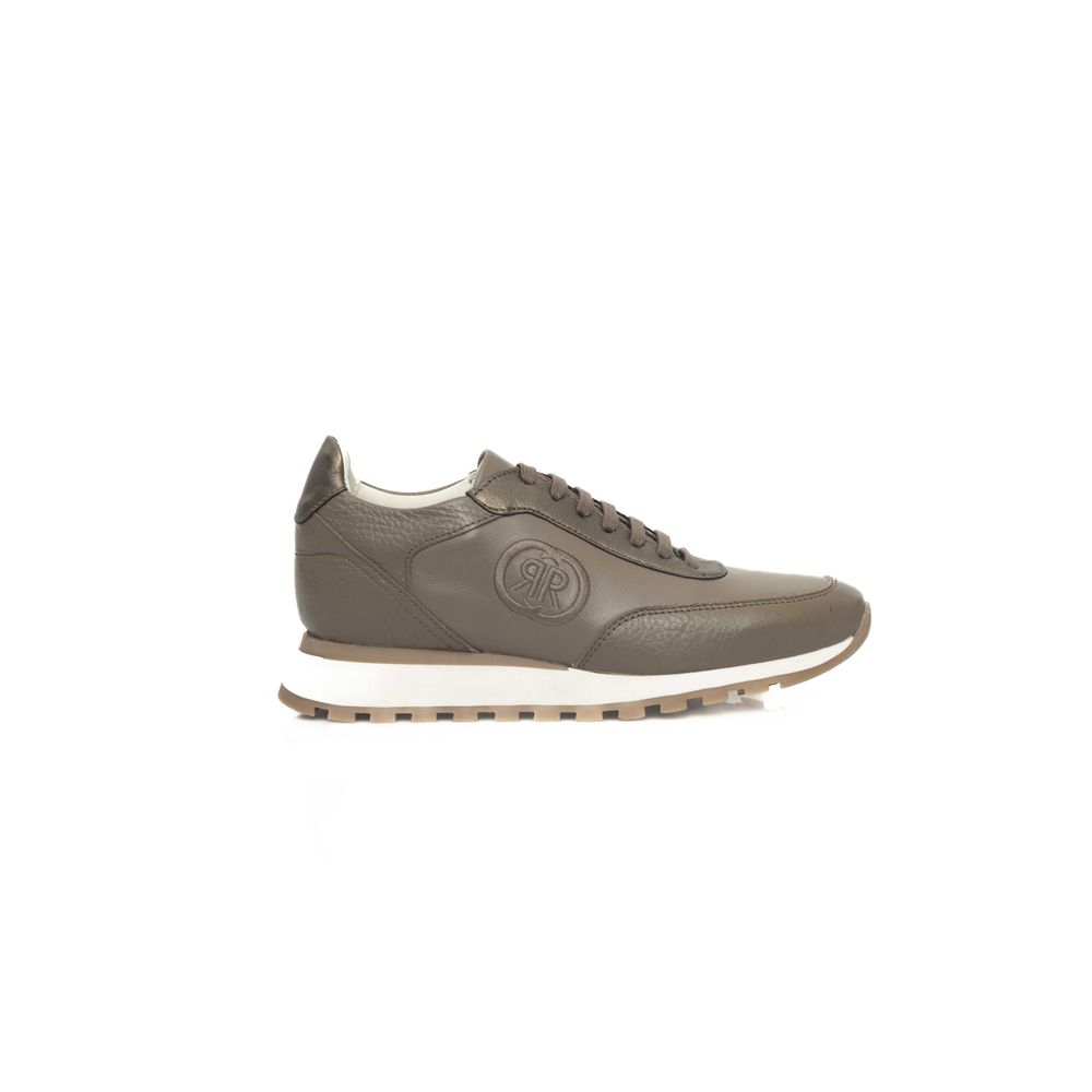 Cerruti 1881 Beige Δερμάτινο Sneaker COW