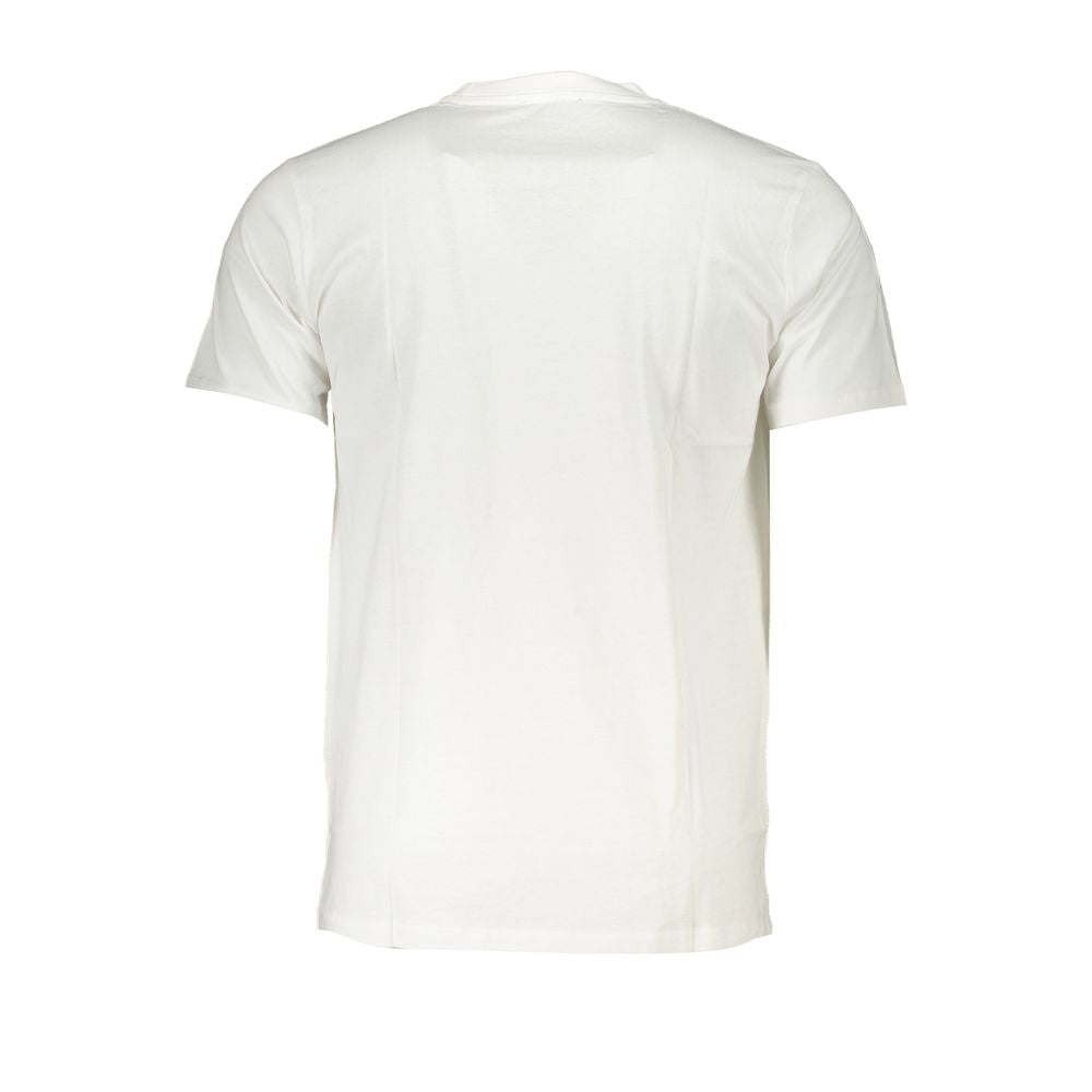 Cavalli Class White Cotton T-Shirt