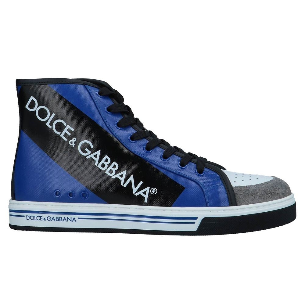 Dolce &amp; Gabbana Blue Cotton Sneaker