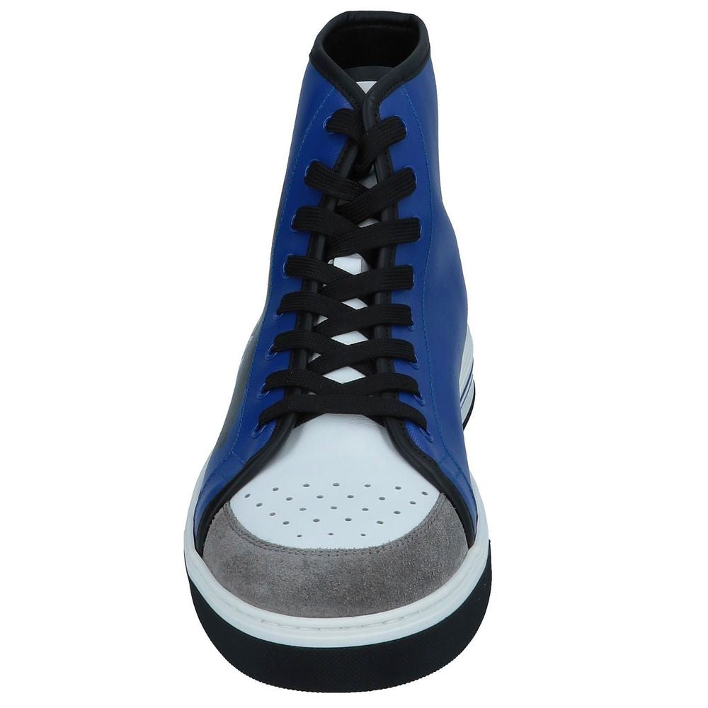 Dolce &amp; Gabbana Blue Cotton Sneaker