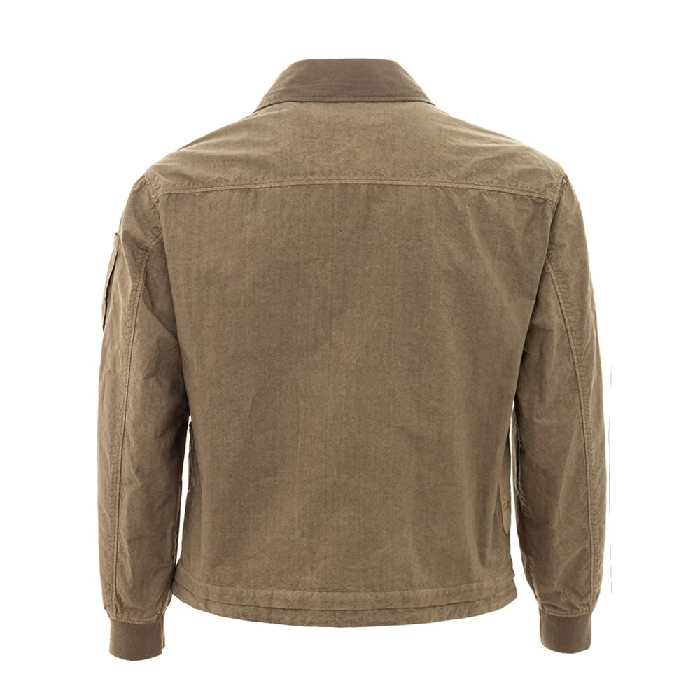 Ανδρικό μπουφάν CP Company Beige Cotton Elegance