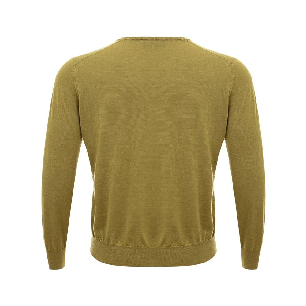 Gran Sasso Elegant Green Cashmere Sweater for Men