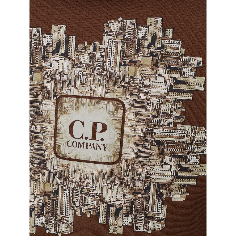 C.P. Company Elevated Brown Cotton Sweater for Men