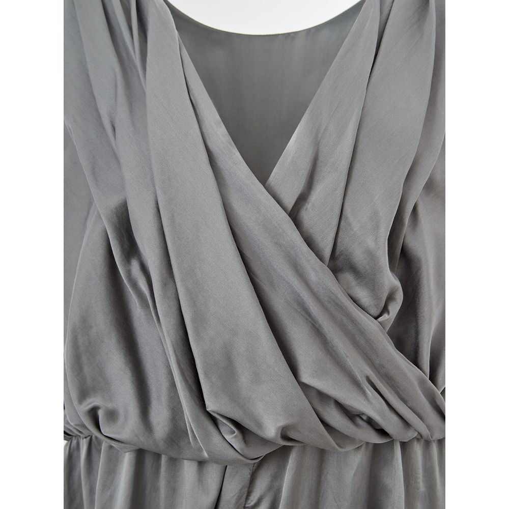 Φόρεμα Lardini Elegant Silk Grey - Διαχρονική κομψότητα