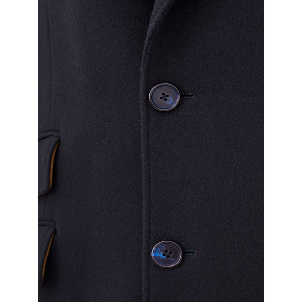 Dolce & Gabbana Elegant Blue Wool Jacket for Men