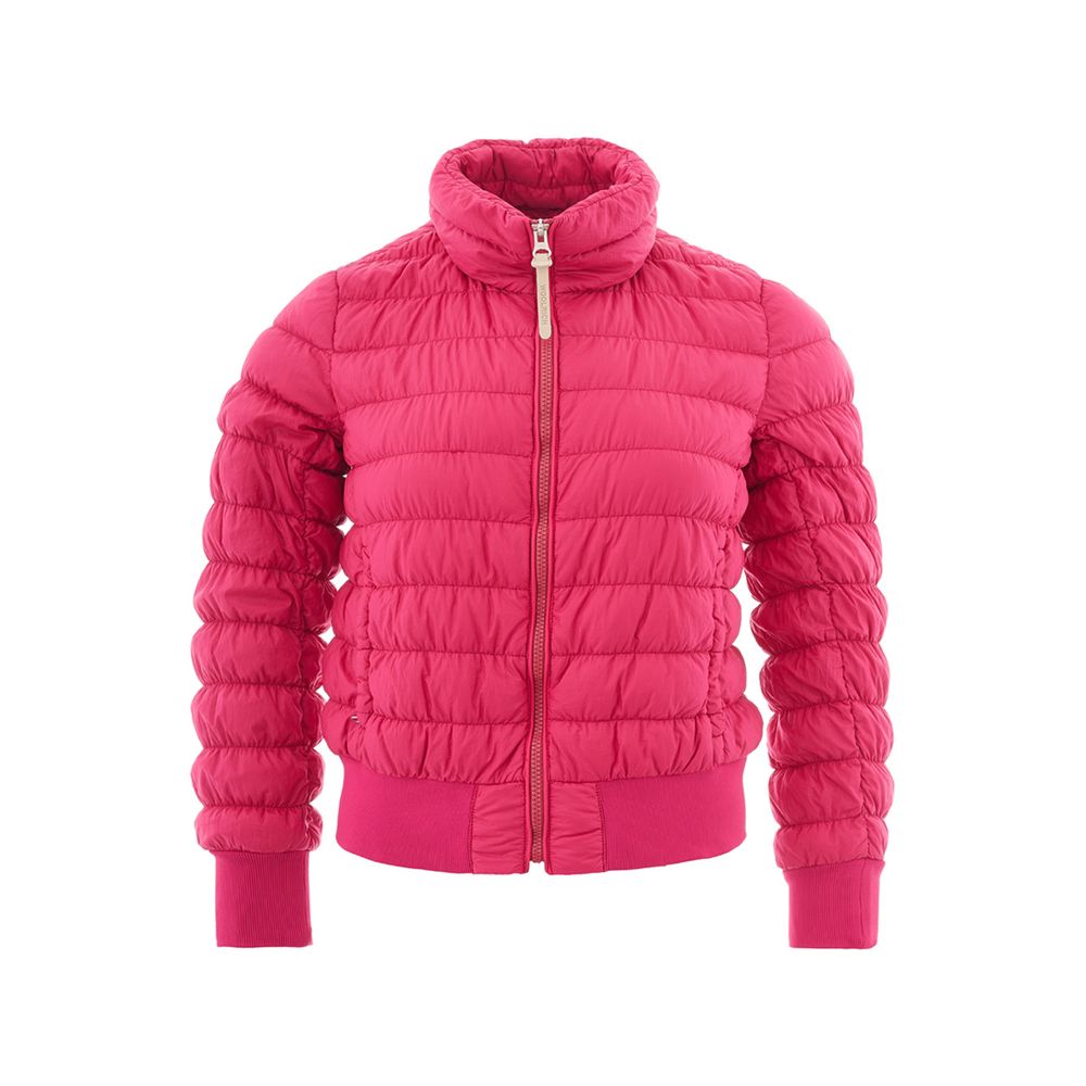 Μπουφάν Woolrich Fuchsia Elegance Polyamide