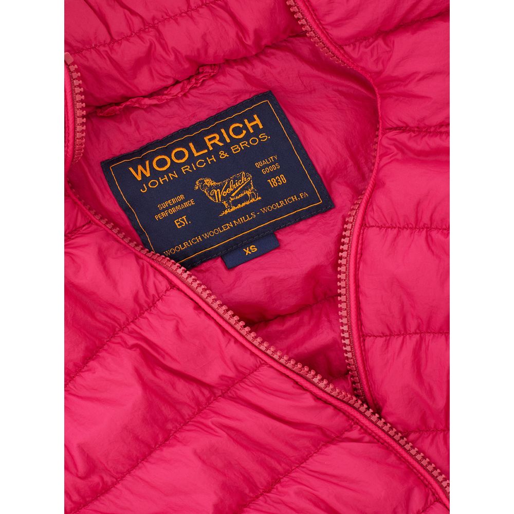 Μπουφάν Woolrich Fuchsia Elegance Polyamide