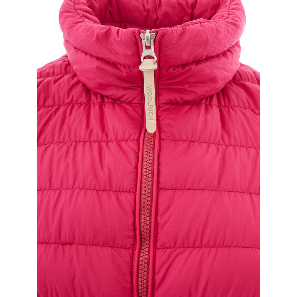 Μπουφάν Woolrich Fuchsia Elegance Polyamide