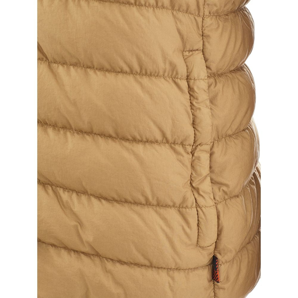 Χειμερινό παλτό Woolrich Beige Polyamide Chic